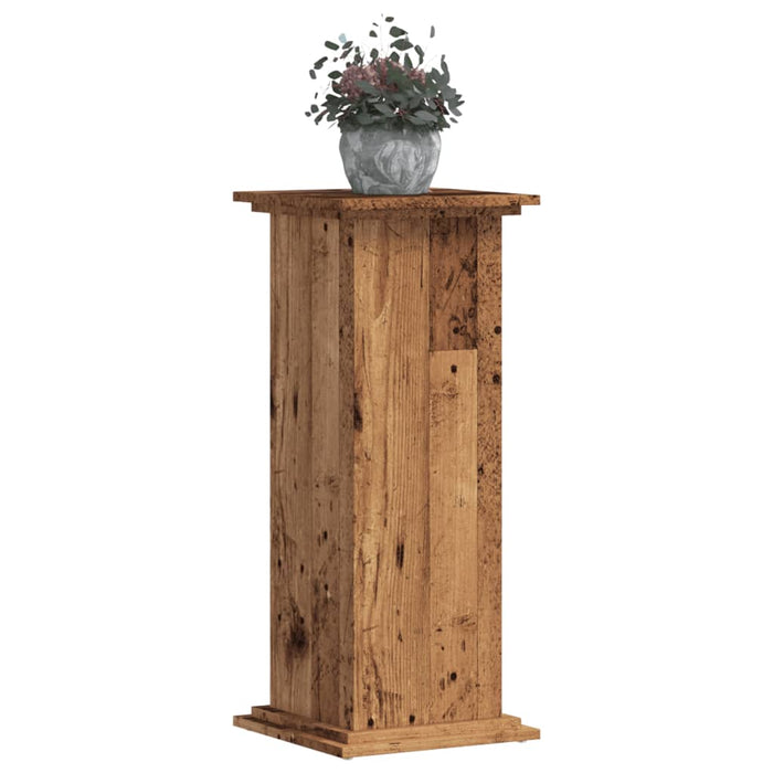 Suport de plante, lemn vechi, 33x33x80 cm, lemn prelucrat - WALTI WALTI
