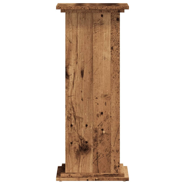 Suport de plante, lemn vechi, 33x33x80 cm, lemn prelucrat - WALTI WALTI