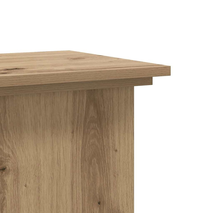 Suport de plante stejar artizanal, 33x33x80 cm, lemn prelucrat - WALTI WALTI