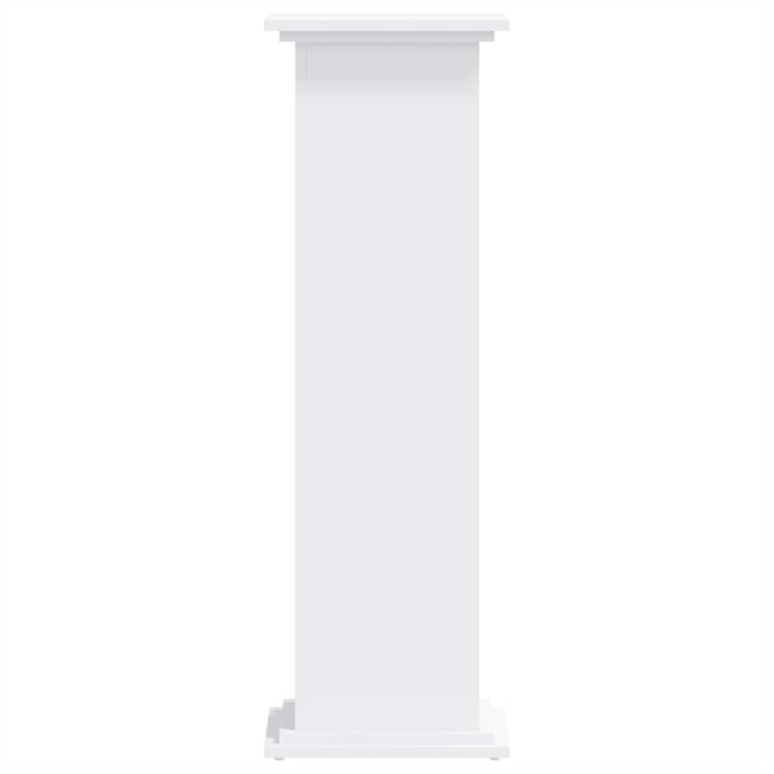 Suport de plante, alb, 33x33x100 cm, lemn prelucrat - WALTI WALTI