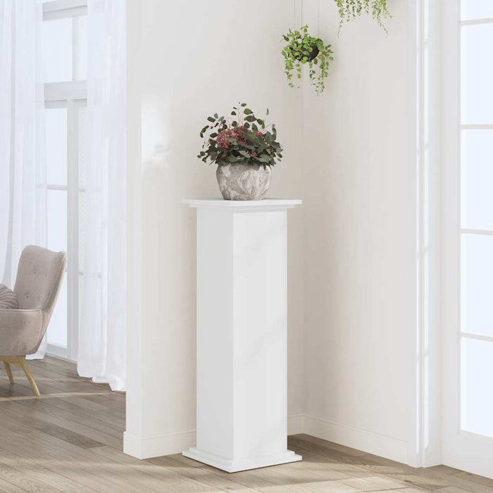 Suport de plante, alb, 33x33x100 cm, lemn prelucrat - WALTI WALTI