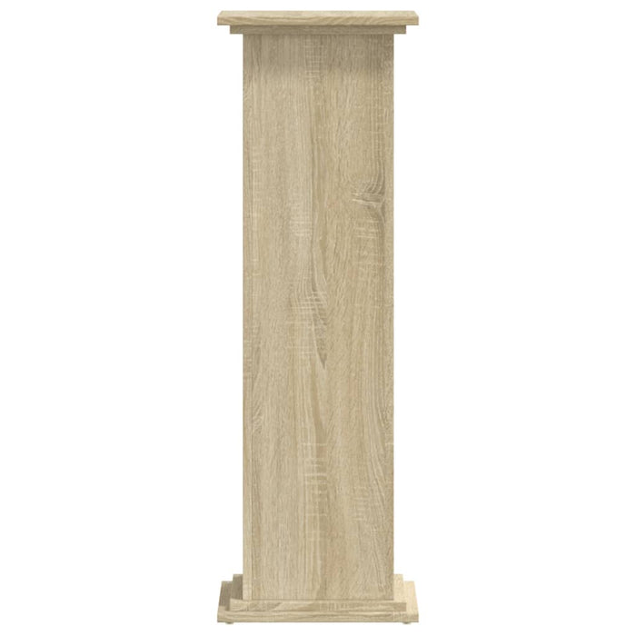 Suport de plante, stejar sonoma, 33x33x100 cm, lemn prelucrat - WALTI WALTI
