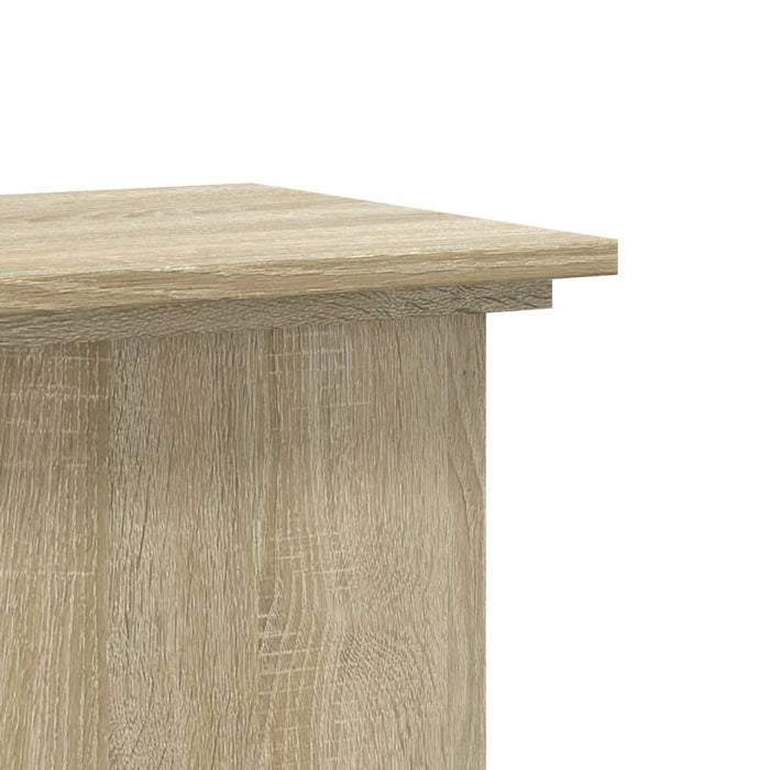 Suport de plante, stejar sonoma, 33x33x100 cm, lemn prelucrat - WALTI WALTI