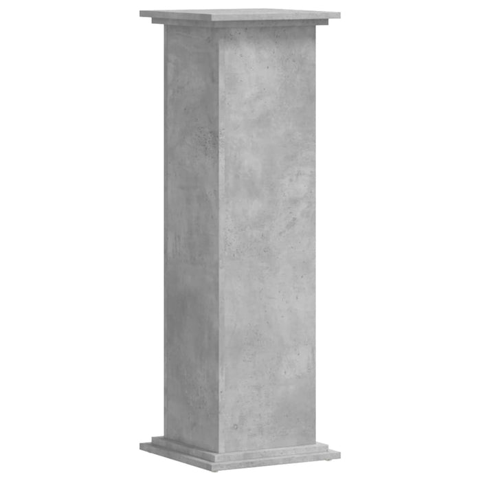 Suport de plante, gri beton, 33x33x100 cm, lemn prelucrat - WALTI WALTI