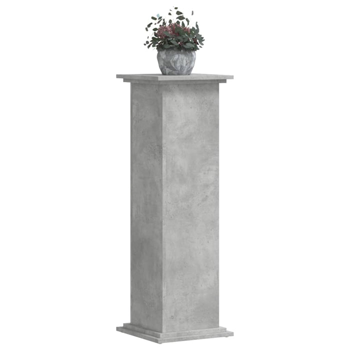 Suport de plante, gri beton, 33x33x100 cm, lemn prelucrat - WALTI WALTI