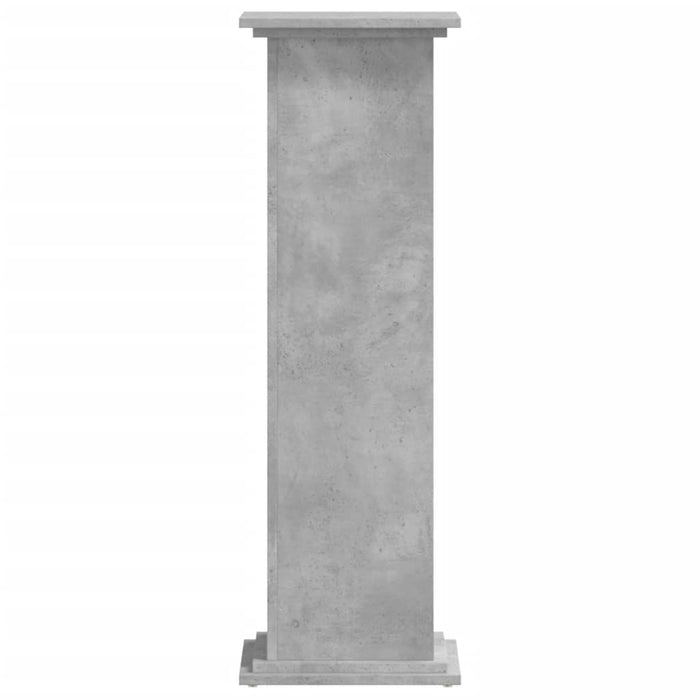 Suport de plante, gri beton, 33x33x100 cm, lemn prelucrat - WALTI WALTI
