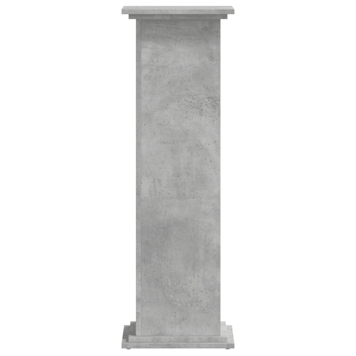Suport de plante, gri beton, 33x33x100 cm, lemn prelucrat - WALTI WALTI