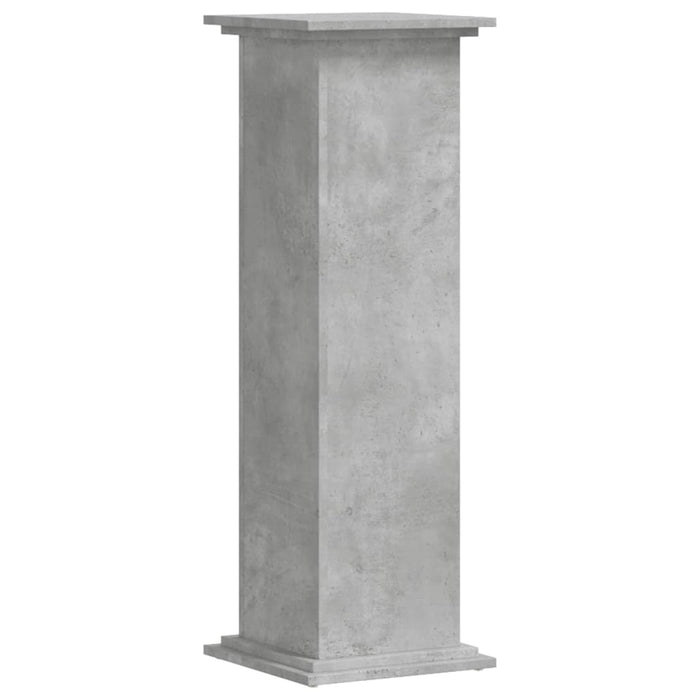 Suport de plante, gri beton, 33x33x100 cm, lemn prelucrat - WALTI WALTI