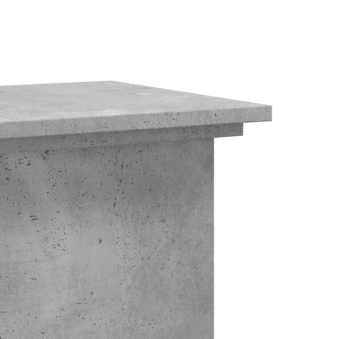 Suport de plante, gri beton, 33x33x100 cm, lemn prelucrat - WALTI WALTI