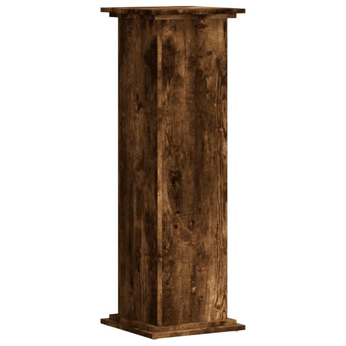 Suport de plante, stejar fumuriu, 33x33x100 cm, lemn prelucrat - WALTI WALTI
