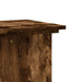 Suport de plante, stejar fumuriu, 33x33x100 cm, lemn prelucrat - WALTI WALTI