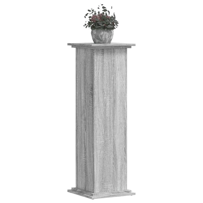 Suport de plante, sonoma gri, 33x33x100 cm, lemn prelucrat - WALTI WALTI