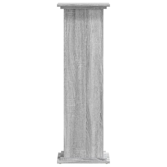 Suport de plante, sonoma gri, 33x33x100 cm, lemn prelucrat - WALTI WALTI