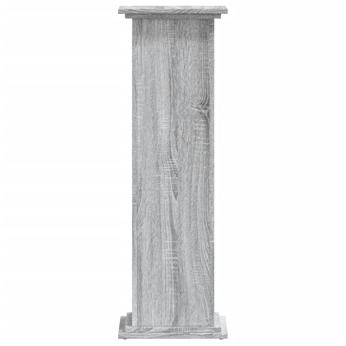 Suport de plante, sonoma gri, 33x33x100 cm, lemn prelucrat - WALTI WALTI