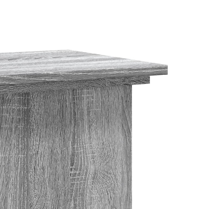 Suport de plante, sonoma gri, 33x33x100 cm, lemn prelucrat - WALTI WALTI