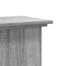 Suport de plante, sonoma gri, 33x33x100 cm, lemn prelucrat - WALTI WALTI