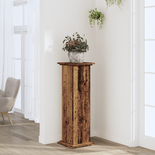 Suport de plante, lemn vechi, 33x33x100 cm, lemn prelucrat - WALTI WALTI
