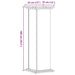 Suport de plante stejar artizanal, 33x33x100 cm, lemn prelucrat - WALTI WALTI