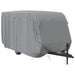 Husa de rulota gri 460x250x220 cm Tesatura netesuta - WALTI WALTI