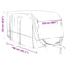 Husa de rulota gri 460x250x220 cm Tesatura netesuta - WALTI WALTI