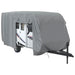 Husa de rulota gri 610x250x220 cm Tesatura netesuta - WALTI WALTI