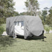 Husa de rulota gri 670x250x220 cm Tesatura netesuta - WALTI WALTI