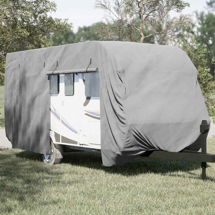 Husa de rulota gri 670x250x220 cm Tesatura netesuta - WALTI WALTI