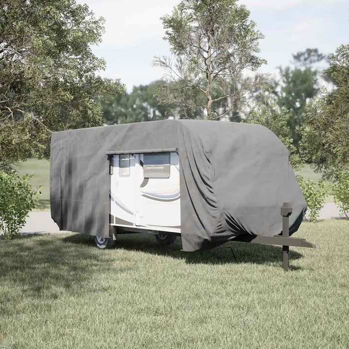 Husa de rulota gri 732x250x220 cm Tesatura netesuta - WALTI WALTI