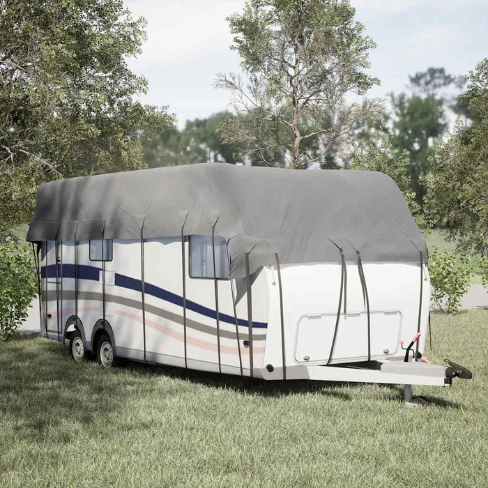 Husa de rulota gri 800x300 cm Tesatura netesuta - WALTI WALTI