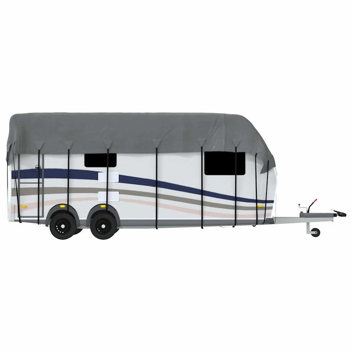 Husa de rulota gri 800x300 cm Tesatura netesuta - WALTI WALTI