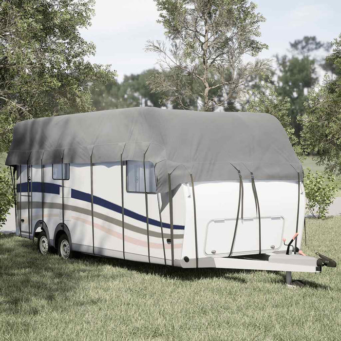 Husa de rulota gri 800x300 cm Tesatura netesuta - WALTI WALTI