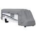 Husa de rulota gri 870x235x275 cm Tesatura netesuta - WALTI WALTI