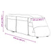 Husa de rulota gri 970x235x275 cm Tesatura netesuta - WALTI WALTI