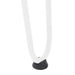 Picioare tip agrafă pentru măsuță de cafea, 4 buc., alb, 42 cm, oțel masiv - WALTI WALTI
