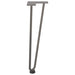 Picioare tip agrafă pentru măsuță de cafea, 4 buc., oțel natural, 42 cm, oțel masiv - WALTI WALTI
