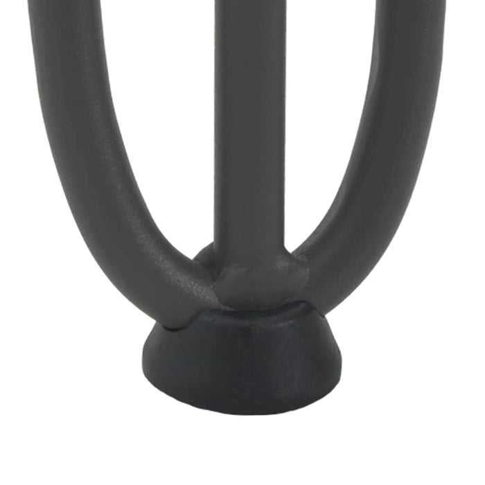 picioare tip ac de păr pentru masă consolă, antracit, 72 cm, oțel masiv, 4 buc. WALTI