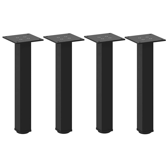 Picioare pentru măsuță de cafea, 4 buc., negru, 30-32 cm, oțel WALTI