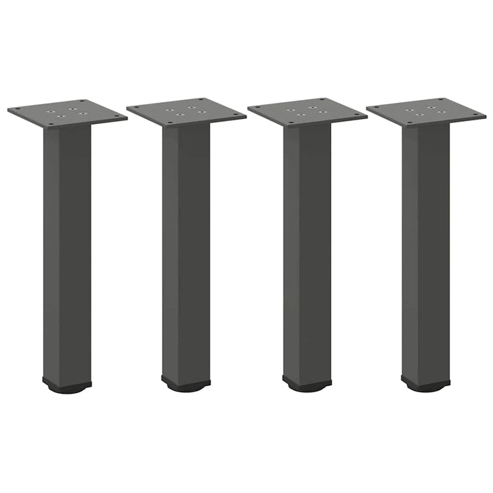 Picioare pentru măsuță de cafea, antracit, 4 buc., 30-32 cm, oțel WALTI
