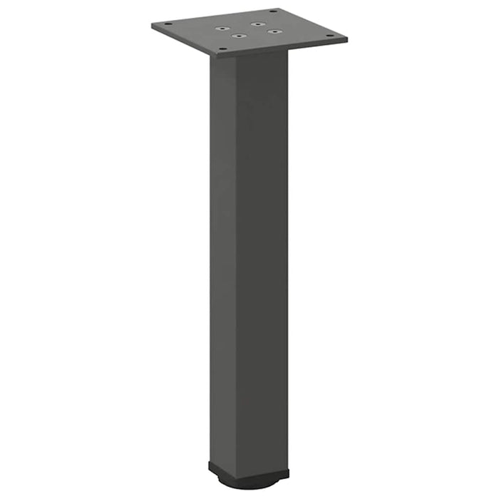Picioare pentru măsuță de cafea, antracit, 4 buc., 30-32 cm, oțel WALTI