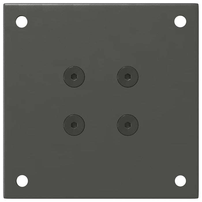 Picioare pentru măsuță de cafea, antracit, 4 buc., 30-32 cm, oțel WALTI