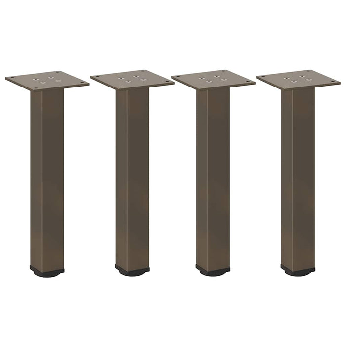 Picioare pentru măsuță de cafea, 4 buc., oțel natural, 30-32 cm WALTI