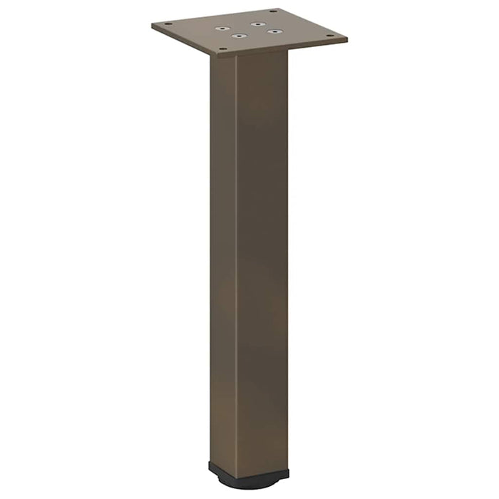 Picioare pentru măsuță de cafea, 4 buc., oțel natural, 30-32 cm WALTI