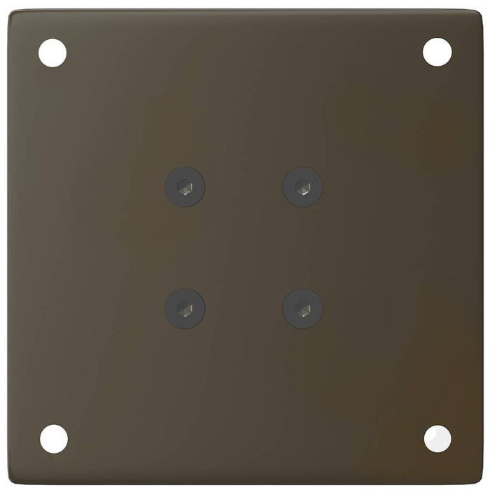 Picioare pentru măsuță de cafea, 4 buc., oțel natural, 30-32 cm WALTI