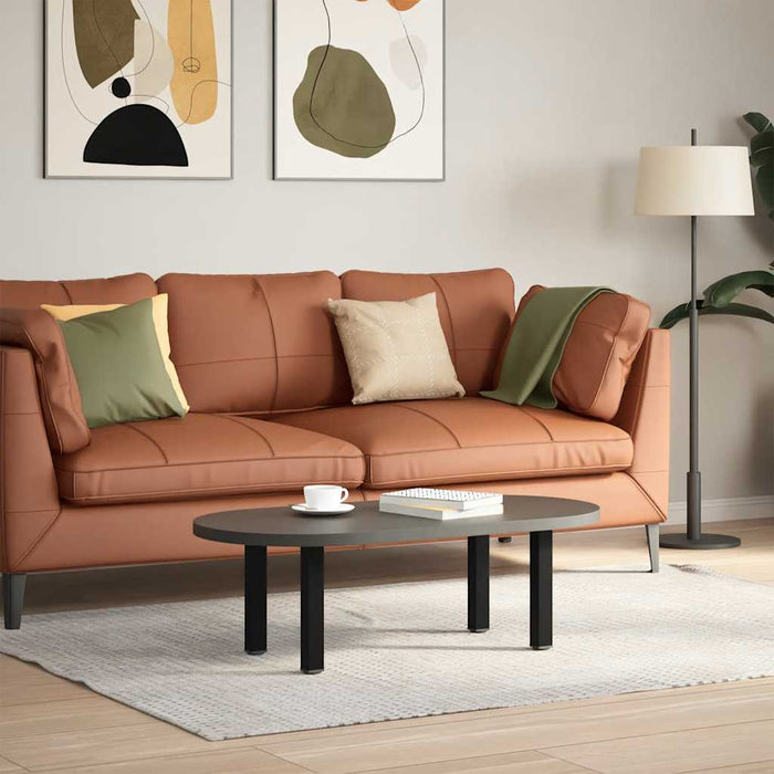 Picioare pentru măsuță de cafea, 4 buc., negru, 42-44 cm, oțel WALTI