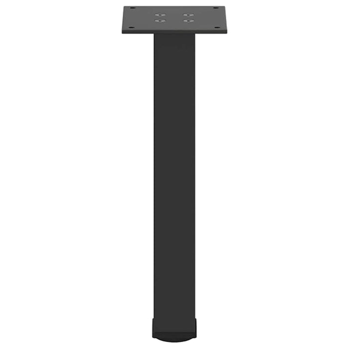 Picioare pentru măsuță de cafea, 4 buc., negru, 42-44 cm, oțel WALTI