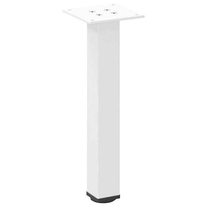 Picioare pentru măsuță de cafea, 4 buc., alb, 42-44 cm, oțel WALTI