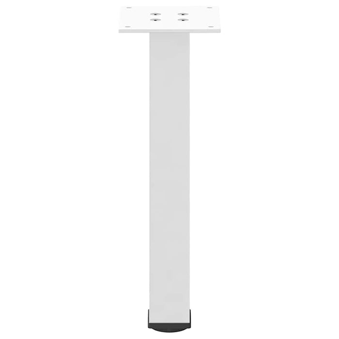 Picioare pentru măsuță de cafea, 4 buc., alb, 42-44 cm, oțel WALTI
