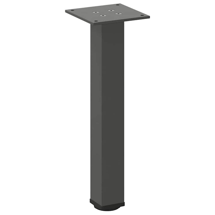 Picioare pentru măsuță de cafea, antracit, 42-44 cm, oțel, 4 buc. WALTI