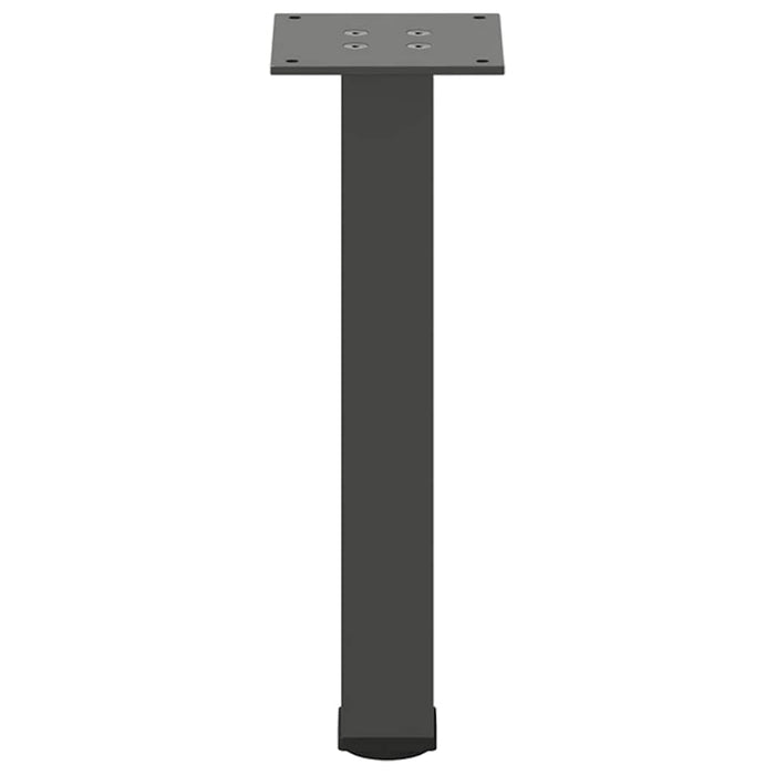 Picioare pentru măsuță de cafea, antracit, 42-44 cm, oțel, 4 buc. WALTI