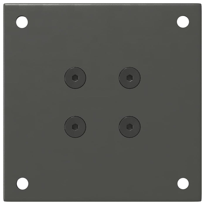 Picioare pentru măsuță de cafea, antracit, 42-44 cm, oțel, 4 buc. WALTI